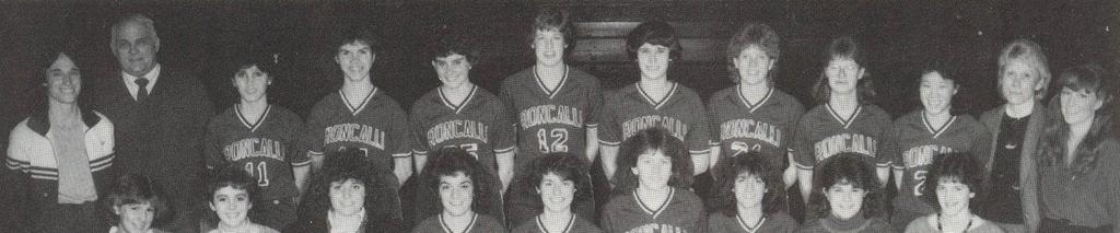 CHAMPIONS 1987 SECTIONAL CHAMPIONS 1986-87 Lady Rebels First Row: Kristi Maxwell,