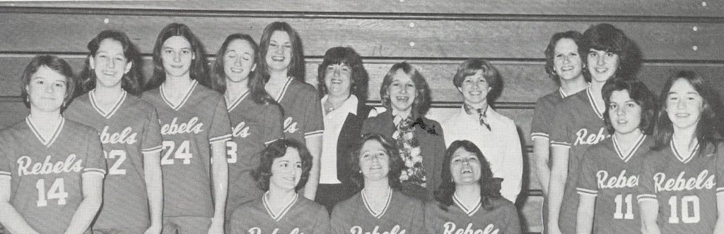 CHAMPIONS 1985 CITY TOURNAMENT, SECTIONAL, REGIONAL CHAMPIONS 1984-85 Lady Rebels First