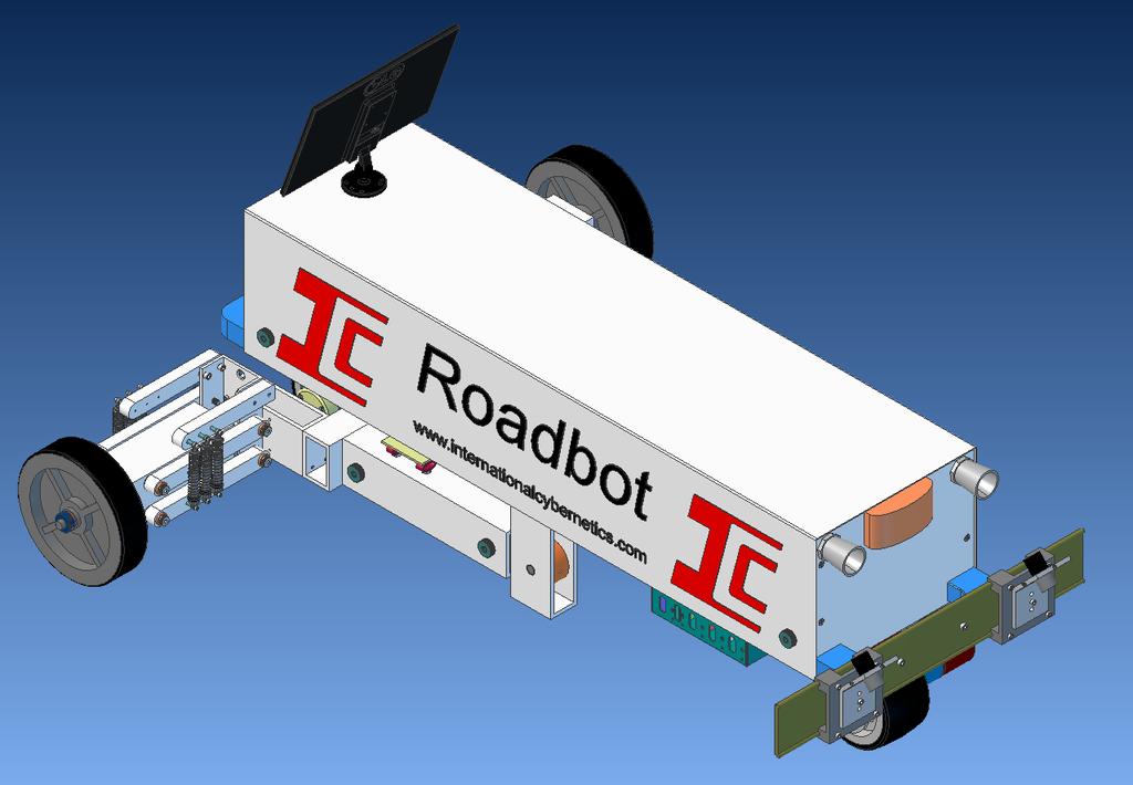Designing & Building Roadbot Sunlight-readable LCD display/hmi Roadbot complete Ultrasonic