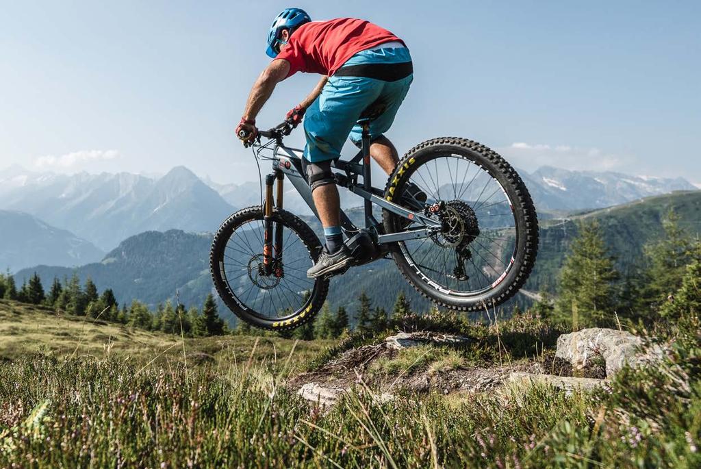 5.9 NOX HYBRID 5.9 ALL-MOUNTAIN THROUGH THICK AND THIN. Looking for an e-mountain bike that's a true all-rounder and can accompany you on all your rides, be it your regular tour or an alpine crossing?