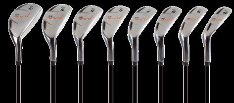 Available in Regular Men s, Ladies and Senior flex. Pre SS 5-PW irons are a forgiving 431 stainless wide cavity back design with beautiful mirror finish.