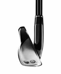 Hollow head construction inspired by our metalwoods (4- through 7-irons) with substantial toplines, broad soles, superior perimeterweighting, ultra-low CG and an ultra-fast 455 stainless-steel face