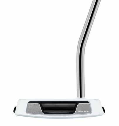 THE Most Stable TAYLORMADE Putter EVER CREATED 2.5g TITANIUM WEIGHT 16g POLYCARBONATE PLATE HEEL/TOE TUNGSTEN WEIGHTS 35g TOTAL 125g ALUMINUM CENTER 206g STEEL FRAME 3.