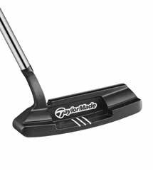 Our classic putter lines get a new upgrade with a new premium finish New, dark matte finish helps to eliminate glare and draw focus to the ball Contrast white face and alignment aids for easy set up
