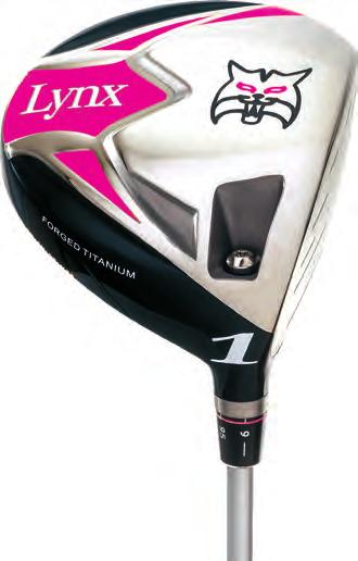 CRYSTAL DRIVER 460cc Forged titanium head Fully adjustable loft with draw bias settings Large forgiving head that aids off-centre hits Colour co-ordinated alignment