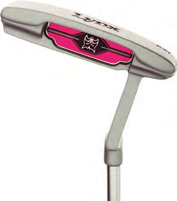 CRYSTAL IRONS CRYSTAL PUTTER Deep cavity with a low Centre Of Gravity (COG) High Moment of Inertia (MOI) Wider soled longer irons for easier transition from hybrids Full Custom Fit Open stock