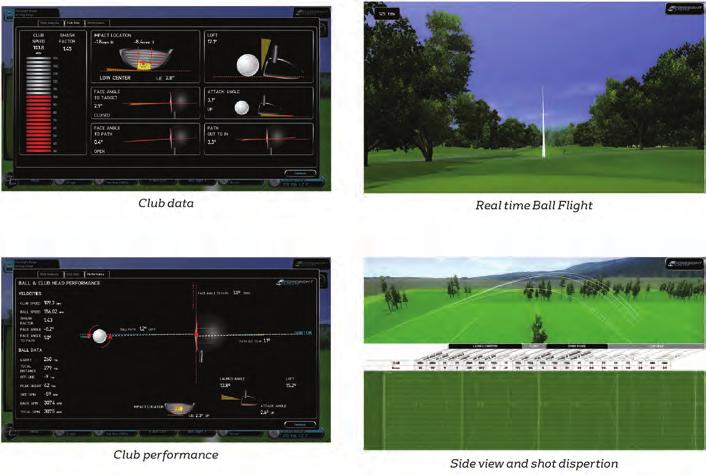 Complete club performance analysis delivered real-time using FR1 Performance Simulation. Software Stereoscopic high-speed camera system. Self-levelling accelerometer.