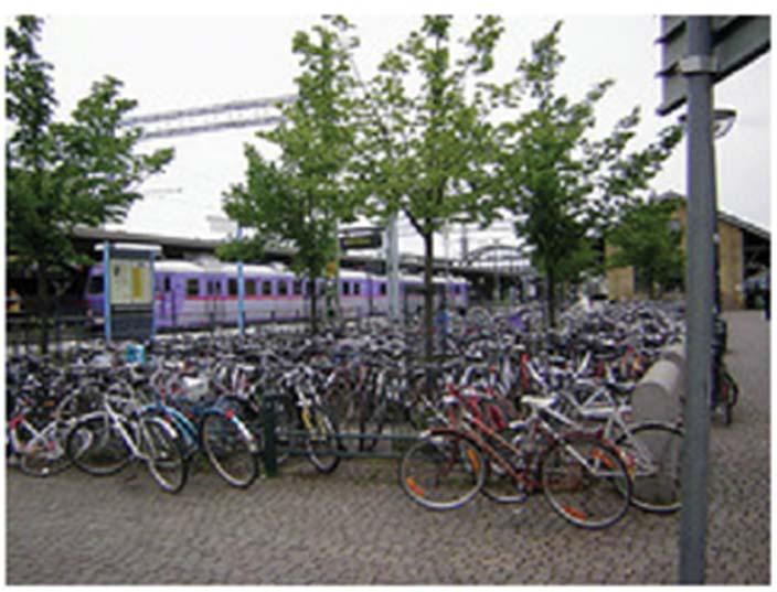 Transportation Demand Management Evidence on TDM Program Impacts Vehicle Trip Reduction Bicycle Parking in Lund, Sweden Photo Source: Schreffler as reproduced in Integrating Demand Management into