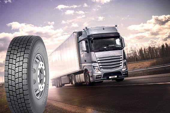 New drive axle tyre Nokian Hakka Truck Drive Unique stability, grip and safety for year-round use Drive axle tyre for all-year cargo and coach traffic on long and medium distances.