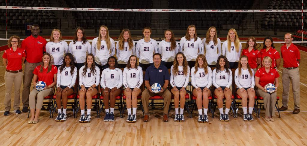 2017 Liberty Volleyball Quick Facts General Information Name of School... Liberty University City/Zip... Lynchburg, Va. 24515 Founded...1971 Enrollment...15,000 Nickname... Lady Flames School Colors.
