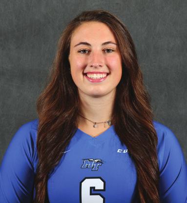 DORA PEONIA 5 MB 5-11 So. Castel Bolognese, Italy CAREER HIGHLIGHTS AS A BLUE RAIDER: - Third on the team in hitting percentage (.