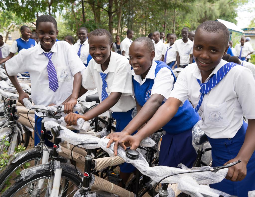 WORLD BICYCLE RELIEF WHY BICYCLES FOR EDUCATION? 4 BEEP recipients receive training in riding and caring for their new bicycles, so that every student can ride with confidence.