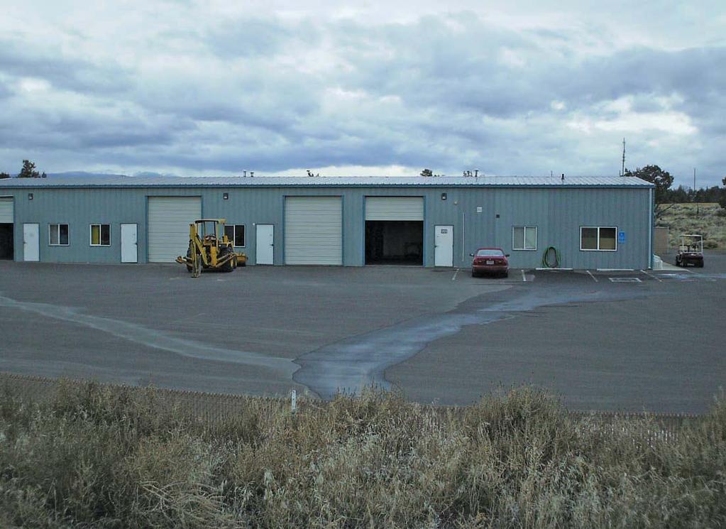The maintenance facility is basic, but well designed and efficient.