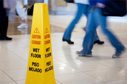 SPILLS Spills should be cordoned off and cleaned or marked and reported to Environmental Services If the substance is unknown or hazardous, the area should be isolated.