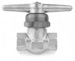 An internal check valve prevents backflow while a sintered metal filter absorbs the heat and extinguishes the flame from