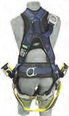 (XLarge) 1108977 Small 1108978 Medium 1108975 Large 1108507 ExoFit Construction- Style Harness Back D-ring, sewnin back pad and belt with side D-rings, quick-connect buckles.