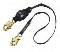 Shock-Absorbing Lanyards 3M DBI-SALA EZ-Stop Lanyards for Arc Flash and Hot Work Use Constructed from unique materials, these lanyards are ideal for high heat environments or for electrical work when