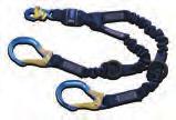 hook and rebar hooks at leg ends, Tech-Lite Rescue D-rings, nylon shock pack with PVC cover x 6 ft. (1.8 m) Global compliance OSHA, ANSI and CE.