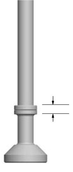 (1) Press the top of the valve fork to check movement.