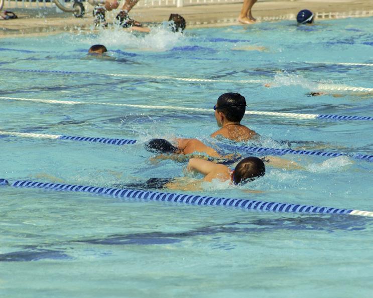 WHY SUPPORT THIS SWIMMER? Thousands of Americans of all ages are engaged in swimming.