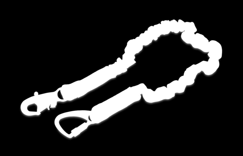 Meets arc requirements of ASTM F887. Tie-Back Lanyards When a qualified anchorage connector is not available, a tie-back lanyard acts as both a connecting means and an anchorage connector.