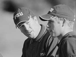 F S U M E N S G O L F M E D I A G U I D E 2 0 0 3-2 0 0 4 O U T L O O K FLORIDA STATE MEN S GOLF TEAM Welcomes A New Coach AND RETURNS FIVE STARTERS IN 2004 Trey Jones,in his first season as the head