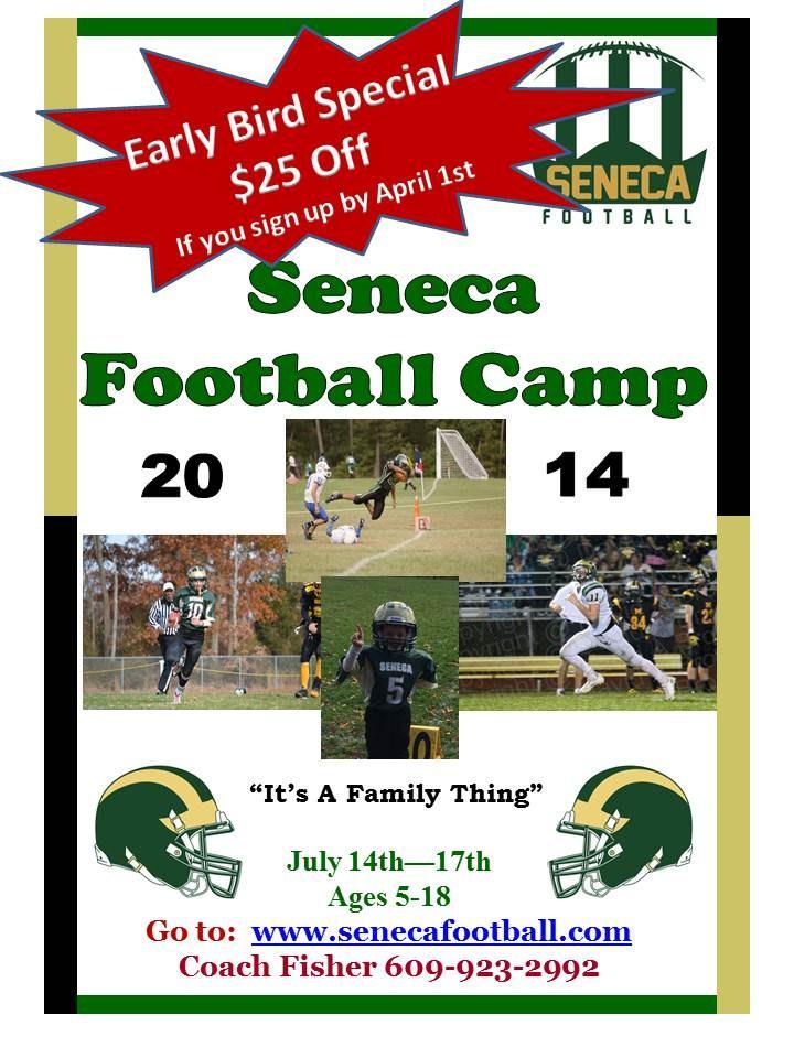 football! It is also a great springboard to the season that will be less then a month away when the camp is over.