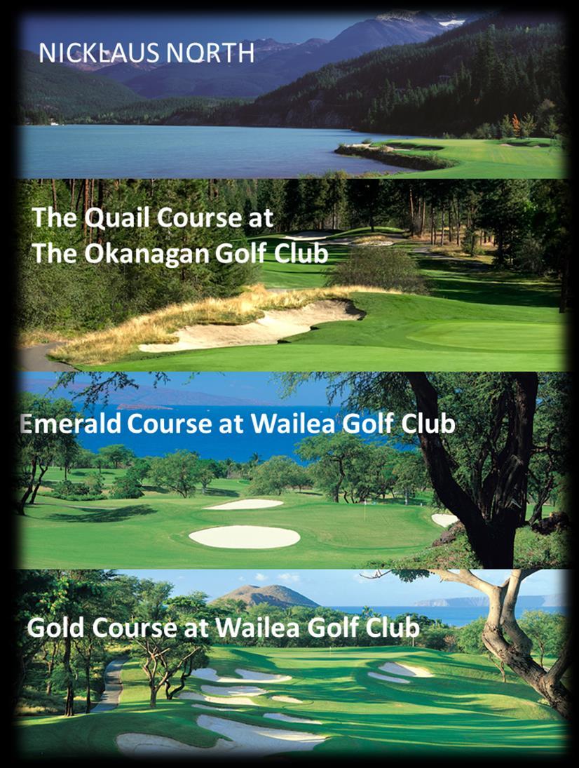 North American Reciprocal Clubs GolfBC Arbutus Ridge Golf Club - Cobble Hill, BC The Bear Course at the Okanagan Golf Club - Kelowna, BC The Emerald Course at Wailea Golf Club - Maui, Hawaii Furry