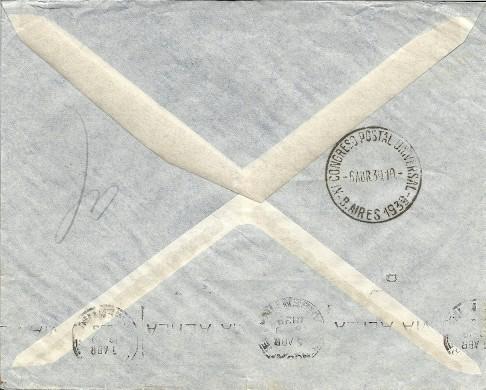 C.11 11th, Buenos Aires, Argentina, 1 Apr.-23 May 1939, continued Incoming mail with H1.