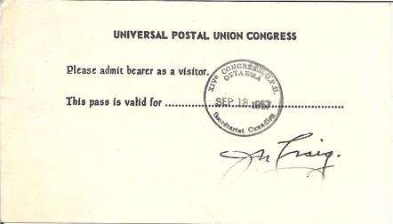 1957 Service cover from German Delegation, 9 Sep.