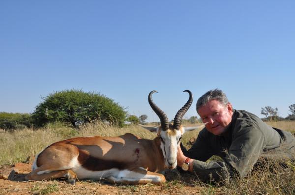 Found a nice one early in the morning and shot him in the chest at 122 yards. We spent the day driving to the Limpopo and stopped en-route to pick up supplies.
