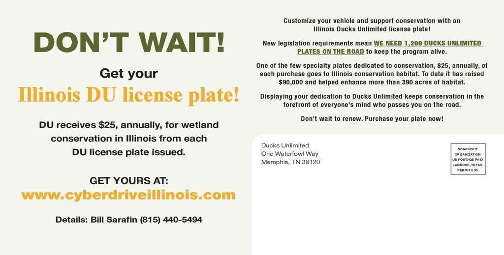 TAKE ACTION! Recent legislation signed into law by Govenor Rauner calls for the use of a universal specialty plate with an organizational sticker that would be specific to each cause/organization.