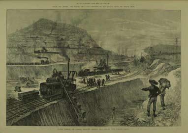 The building of the Panama Canal - Illustrated London News, 16 June 1888 One of the largest and most difficult engineering projects undertaken in the 19th century, the canal had an enormous impact on