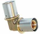 Radiant and hydronic piping systems MLC press fittings MLC press fitting brass couplings MLC press fitting brass couplings connect two pieces of MLC tubing.