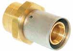 List price/ ea. D4515050 MLC Press Fitting Brass Adapter, 1 2" MLC Tubing x 1 2" Copper 10 $16.50 D4515075 MLC Press Fitting Brass Adapter, 1 2" MLC Tubing x 3 4" Copper 10 $11.