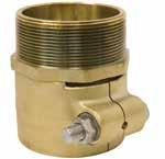 65 Pre-insulated Uponor AquaPEX straight lengths Fittings WIPEX dezincification-resistant (DZR) compression fittings transition PEX service pipe to a male NPT thread for a watertight, leak-resistant