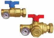 Radiant and hydronic piping systems EP heating manifold accessories Manifold supply and return ball valve Manifold supply and return ball valves are full-flow, 1¼" ball valves with R32 male by R32
