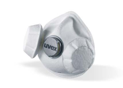 uvex silv-air High Performance FFP 2 and FFP 3 Lowest breathing resistance. Integrated ventilation. 8707.233 8707.