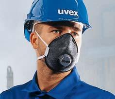 uvex silv-air p FFP 1 and FFP 2 preformed masks All-round soft material edges for increased comfort.