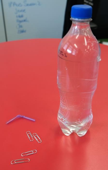 Activity instructions Pressure Cup Experiment You will need: Per student Rigid Cup Plastic Plate Water Over the tank, students need to fill the cup with water and place the plastic plate over the top
