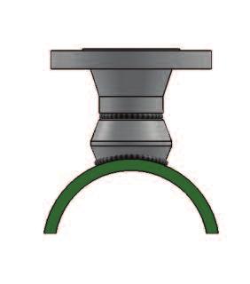 Flanged Adapters Raised Face Weld Neck Flange 2" Schedule 40 H 1/16 Field Weld Butt-Weld Outlet Fitting 2" 3000# Existing Pipe Flanged Adapters Model Code Material Class Connection H PACF - 150()