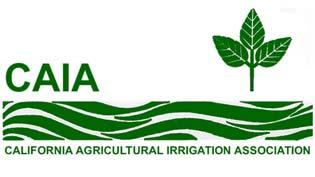 ABOUT The California Agricultural Irrigation Association is a network of irrigation professionals throughout California whose goal is to promote common ideals, standards and business practices, and
