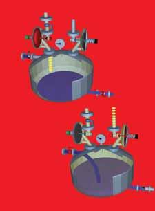 Examples of Use Reducing Valve 15 mbar Tank Blanketing Systems Where does blanketing take place?