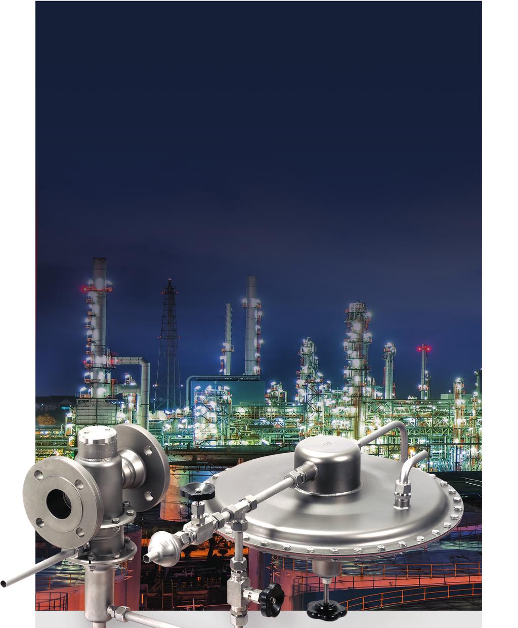 Mankenberg Pilot-operated Control Valve RP 840 in Action Petrochemical Plants become safer through Tank Blanketing Tank farms are used for the interim storage of large quantities of liquid or gaseous