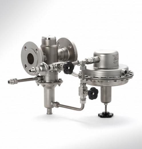 Extract from the Variety of our Valves for Tank Blanketing Applications Pressure Reducing Valve for the first Reduction Stage DM 505 single-seat straight-way valve usable for liquids and gases