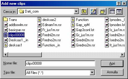 40 Enabling Movies 2.10 The movies (also referred to as clips) are grouped into packets, normally already installed at source. Currently available on Wins v.6.0.0 CD ROM: BASIC 132 basic animations (no characters only animated words).