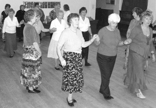 We all then had a light supper soup and a roll followed by shortbread and Christmas cake. Then it was our turn to dance. We had a programme of easy dances and everyone enjoyed them selves.
