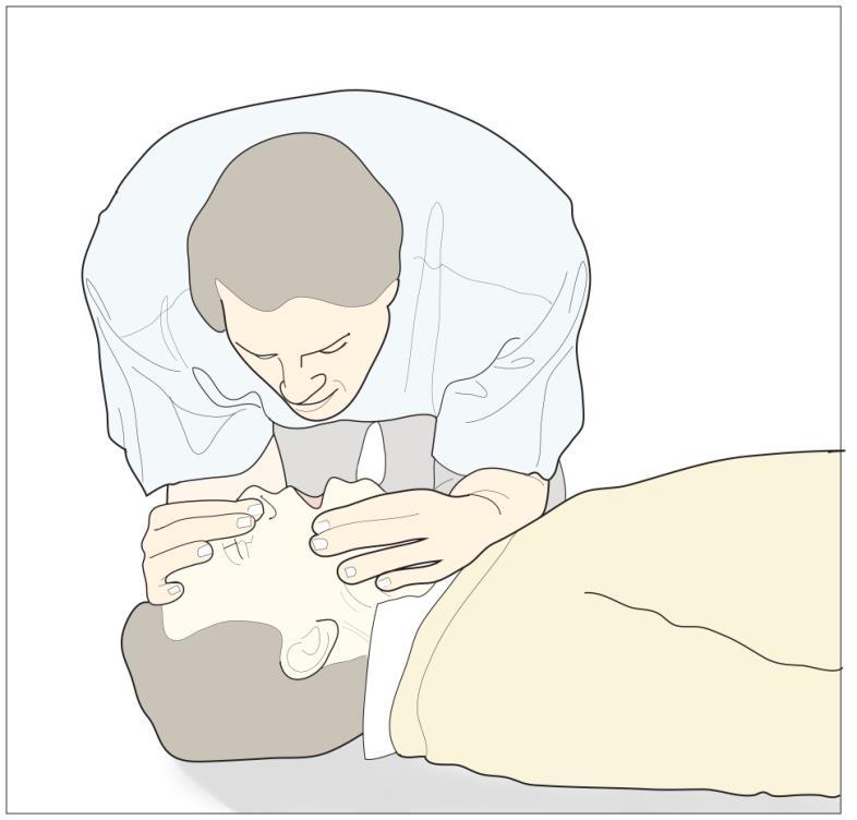 Breathing Breathing After 30 compressions, give 2 rescue breaths Take approximately 1 second per breath, allowing the
