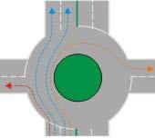 How to proceed at a roundabout Turning left When turning left, approach in the left hand lane and signal left. Maintain your road position and your signal as you negotiate the roundabout.