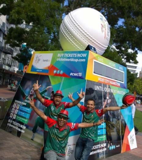 HAMILTON PRE-TOURNAMENT CITY ACTIVATION To drive interest and enthusiasm for the tournament, a number of initiatives and events were rolled out in the months leading up to the city s involvement in